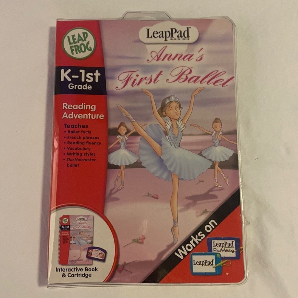 LeapFrog LeapPad Anna’s First Ballet Interactive Book Set K-1st Graders NWT